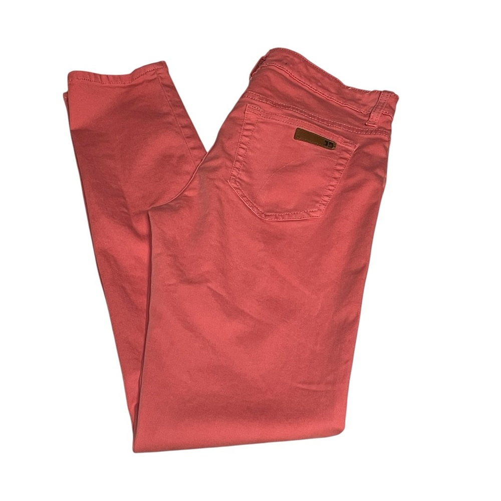 2/$20 Joe’s Skinny Vissionaire Pink Coral Colored Denim Jeans Size 27